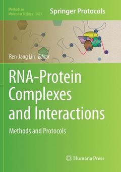 Couverture de l’ouvrage RNA-Protein Complexes and Interactions