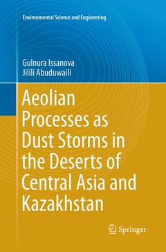 Couverture de l’ouvrage Aeolian Processes as Dust Storms in the Deserts of Central Asia and Kazakhstan