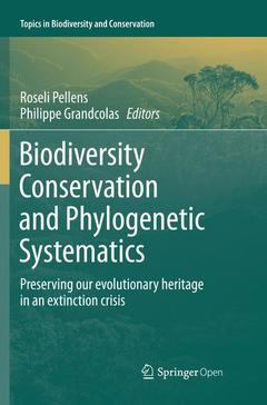 Couverture de l’ouvrage Biodiversity Conservation and Phylogenetic Systematics