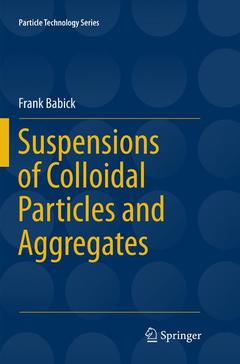 Couverture de l’ouvrage Suspensions of Colloidal Particles and Aggregates