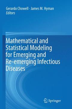 Couverture de l’ouvrage Mathematical and Statistical Modeling for Emerging and Re-emerging Infectious Diseases
