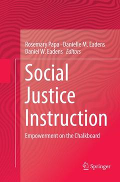 Couverture de l’ouvrage Social Justice Instruction