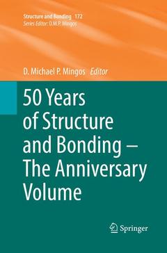 Couverture de l’ouvrage 50 Years of Structure and Bonding - The Anniversary Volume