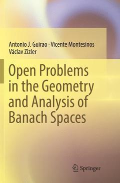 Couverture de l’ouvrage Open Problems in the Geometry and Analysis of Banach Spaces