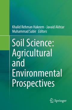 Couverture de l’ouvrage Soil Science: Agricultural and Environmental Prospectives