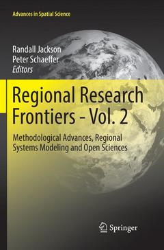 Couverture de l’ouvrage Regional Research Frontiers - Vol. 2