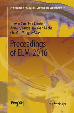 Cover of the book Proceedings of ELM-2016