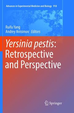 Couverture de l’ouvrage Yersinia pestis: Retrospective and Perspective