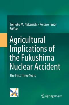 Couverture de l’ouvrage Agricultural Implications of the Fukushima Nuclear Accident