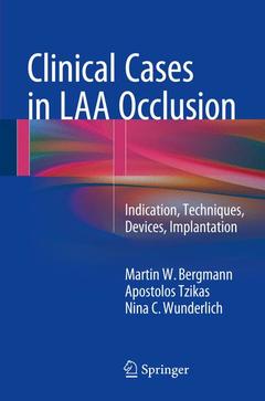Couverture de l’ouvrage Clinical Cases in LAA Occlusion