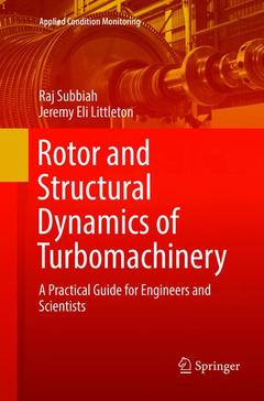 Couverture de l’ouvrage Rotor and Structural Dynamics of Turbomachinery