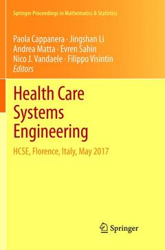 Couverture de l’ouvrage Health Care Systems Engineering