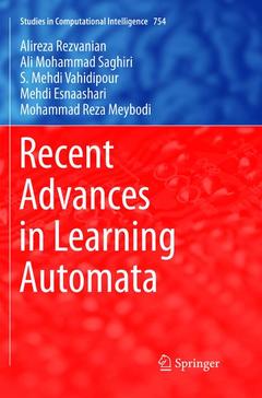 Couverture de l’ouvrage Recent Advances in Learning Automata