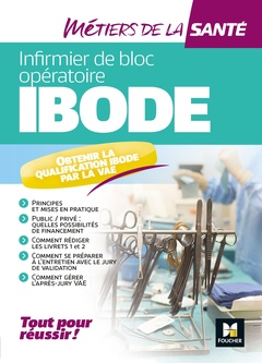 Couverture de l’ouvrage Métiers de la santé - IBODE - Infirmier - Révision et entraînement