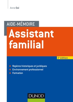 Couverture de l’ouvrage Aide-mémoire - Assistant familial - 3e éd.
