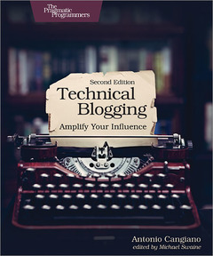 Couverture de l’ouvrage Technical Blogging