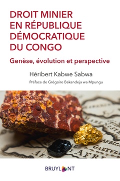 Cover of the book Droit minier en République démocratique du Congo