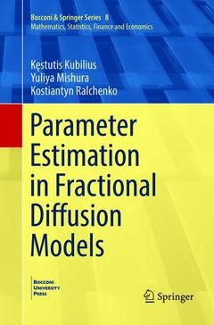 Couverture de l’ouvrage Parameter Estimation in Fractional Diffusion Models