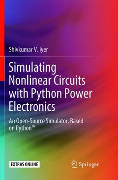 Couverture de l’ouvrage Simulating Nonlinear Circuits with Python Power Electronics