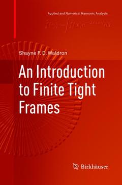 Couverture de l’ouvrage An Introduction to Finite Tight Frames
