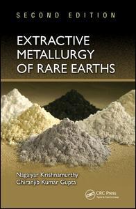 Couverture de l’ouvrage Extractive Metallurgy of Rare Earths