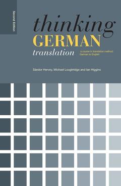 Cover of the book Thinking German Translation