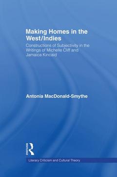 Couverture de l’ouvrage Making Homes in the West/Indies