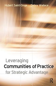 Couverture de l’ouvrage Leveraging Communities of Practice for Strategic Advantage
