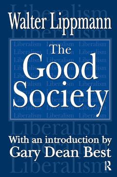 Couverture de l’ouvrage The Good Society
