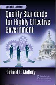 Couverture de l’ouvrage Quality Standards for Highly Effective Government, Second Edition