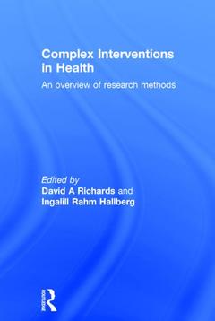 Couverture de l’ouvrage Complex Interventions in Health