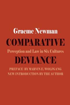 Couverture de l’ouvrage Comparative Deviance