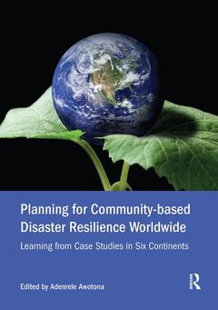 Cover of the book Planning for Community-based Disaster Resilience Worldwide