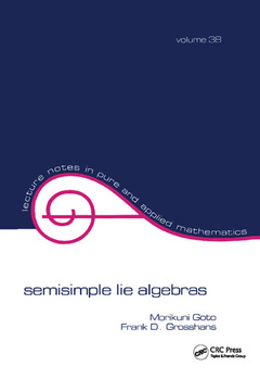 Couverture de l’ouvrage Semisimple Lie Algebras