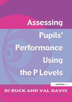 Couverture de l’ouvrage Assessing Pupil's Performance Using the P Levels