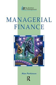 Couverture de l’ouvrage Managerial Finance