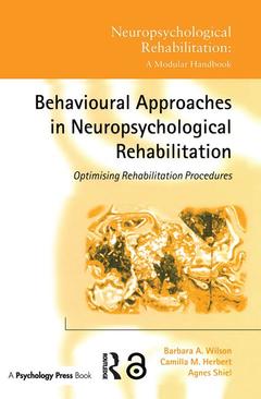 Couverture de l’ouvrage Behavioural Approaches in Neuropsychological Rehabilitation