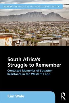 Couverture de l’ouvrage South Africa's Struggle to Remember