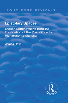 Cover of the book Epistolary Spaces