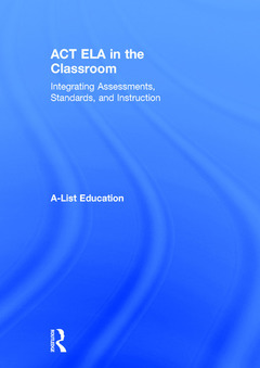 Couverture de l’ouvrage ACT ELA in the Classroom