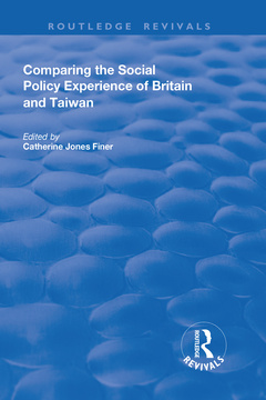 Cover of the book Comparing the Social Policy Experience of Britain and Taiwan