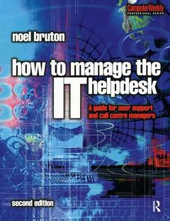 Couverture de l’ouvrage How to Manage the IT Help Desk