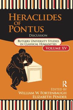 Couverture de l’ouvrage Heraclides of Pontus