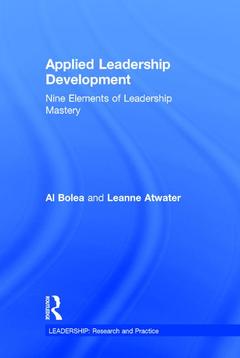 Couverture de l’ouvrage Applied Leadership Development