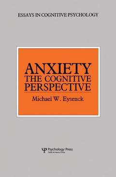 Couverture de l’ouvrage Anxiety