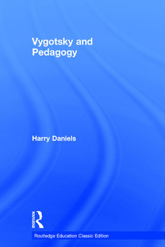 Cover of the book Vygotsky and Pedagogy