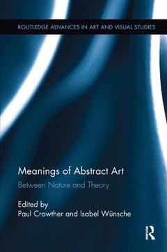Couverture de l’ouvrage Meanings of Abstract Art