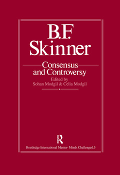 Cover of the book B.F. Skinner: Consensus And Controversy