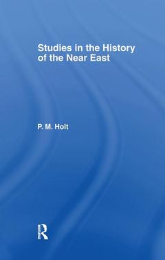 Couverture de l’ouvrage Studies in the History of the Near East