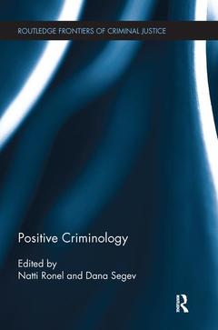 Couverture de l’ouvrage Positive Criminology